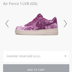 Purple velvet air force one